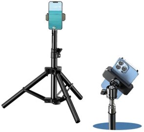Штатив RTAKO ZJ-ZB01 Matte Finish Carbon Steel Tripod 55cm Black (6930539528246)