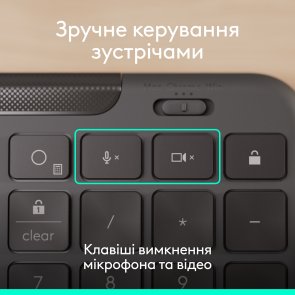 Клавіатура Logitech Signature Slim K620 ENG/UKR Graphite (920-013333)