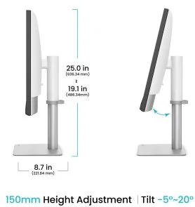 Фото: Монітор BenQ PD3226G (9H.LMVLA.TBE) - 31.5" IPS / 3840×2160 / 144 Гц / AMD FreeSync Premium / Pivot / HAS № 5 | KTC