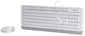 Комплект клавіатура+миша A4tech F1010 White