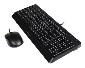 Фото: Комплект клавіатура+миша A4tech F1512 Black № 5 | KTC