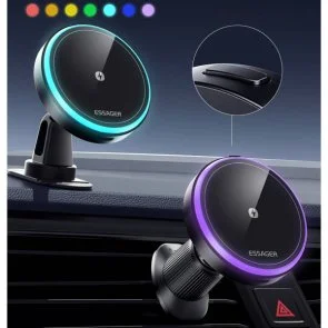 Фото: Кріплення для мобільного телефону Essager Hands Free Car Vent Car Mount Phone Holder Black (EZJCX-YS01-Z) № 8 | KTC