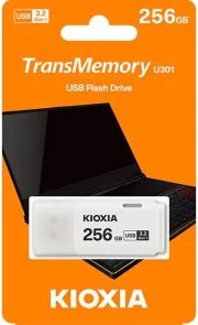 Фото: Флешка USB Kioxia TransMemory U301 256GB White (LU301W256GG4) № 3 | KTC