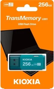 Фото: Флешка USB Kioxia TransMemory U301 256GB Light Blue (LU301L256GG4) № 3 | KTC
