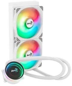Фото: Система рідинного охолодження AeroCool Oasis L240 White (ACLA-OA24117.21) № 3 | KTC
