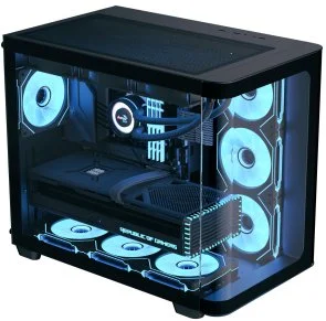 Фото: Корпус AeroCool P500C-G-BK-v1 Black with window (ACCM-PN01043.11) № 2 | KTC