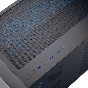 Корпус AeroCool P300C-G-BK-v1 Black with window (ACCS-PN02033.11)