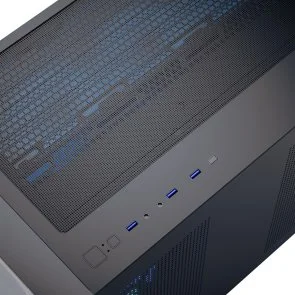Фото: Корпус AeroCool P300C-G-BK-v1 Black with window (ACCS-PN02033.11) № 5 | KTC
