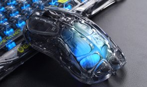 Миша Gravastar Mercury M2 Transparent Black (GRAVASTARM2_XTAL_BLK)