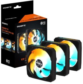 Кулер Gigabyte EZ Chain Fan 120 3pcs Black (GP-GBT EZFAN1203)