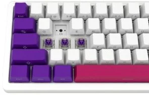 Фото: Клавіатура Lorgar KBP70MW Toxic Purple ENG WL/RT/USB White (LRG-KBP70MW-WH-US) № 9 | KTC