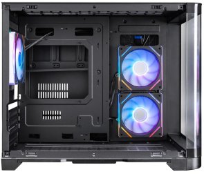 Корпус 1stPlayer UV6-BK-2FC7R-1FC7 Black with window