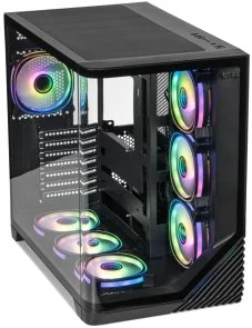 Фото: Корпус QUBE MIRAGE 7ARGB Black with window (MIRAGE_GBNU3) № 4 | KTC