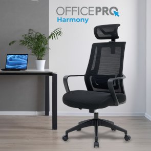 Крісло OfficePro Harmony OC310-B-B-B Black