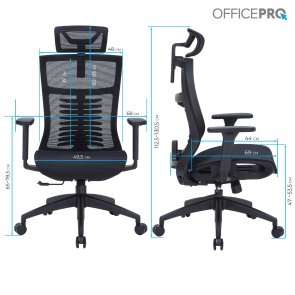 Крісло OfficePro Balance OC620 Black (OC620-B-B-B)