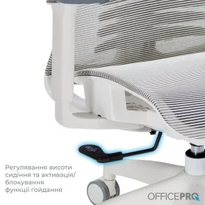 Фото: Крісло OfficePro Balance OC620 White/Ligth Gray (OC620-W-LG-LG) № 14 | KTC