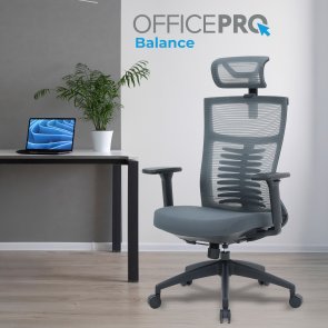 Крісло OfficePro Balance OC550-B-DG-DG Black/Dark Gray