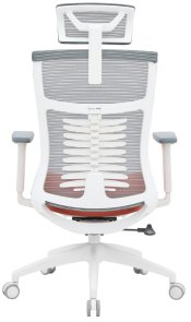 Крісло OfficePro Balance OC550-W-DG-OR White/Dark Gray/Orange