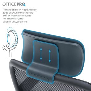 Крісло OfficePro Wave OC670 Black (OC670-B-B-B)