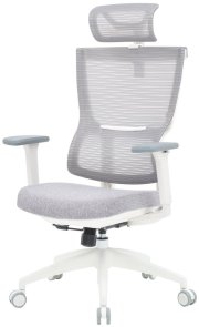 Крісло OfficePro Elegant OC600 White/Light Gray (OC600-W-LG-LG)