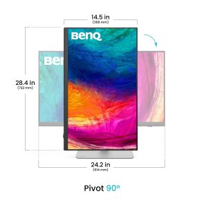Монітор BenQ PD2730S White (9H.LN7LA.TBE)