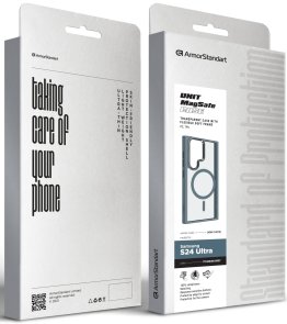 Чохол ArmorStandart for Samsung S24 Ultra - Unit MagSafeTitanium Grey (ARM74870)