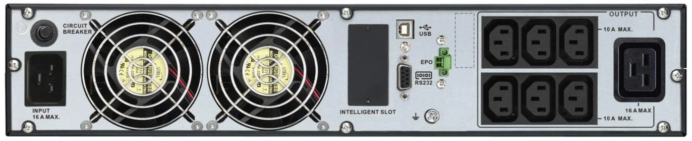 Фото: ДБЖ APC Easy UPS On-Line 3000VA 2700W RM 2U (SRV3KRIRK-E) № 3 | KTC