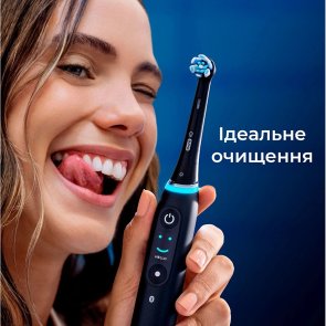 Насадка для зубної щітки Braun Oral-B iO Gentle Care RB SBF-4 Black 4pcs (RB SBF-4 (4))