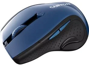 Фото: Миша Canyon Wireless Black/Blue (CNS-CMSW01BL) № 3 | KTC