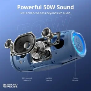 Фото: Портативна колонка Tronsmart Mirtune S100 Blue (1120932) № 5 | KTC