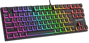 Клавіатура GamePro MK80B Blue Switch RGB USB Black