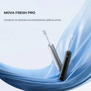 Фото: Електрична зубна щітка Mova Fresh Pro Silver + Travel case (ATB15A-SIL) № 10 | KTC