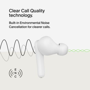 Навушники Belkin SoundForm Rhythm TWS White (AUC012BTWH)
