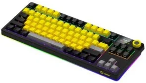 Фото: Клавіатура Lorgar KBP70TKLW Toxic Purple ENG WL/RT/USB Black/Yellow (LRG-KBP70TKLW-YL-US) № 4 | KTC