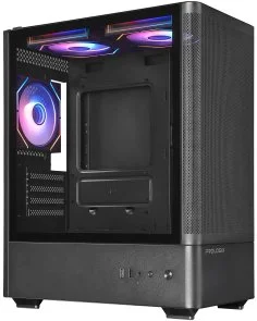 Фото: Корпус ProLogix Lumi GM-01MAB Mesh Black with window № 2 | KTC