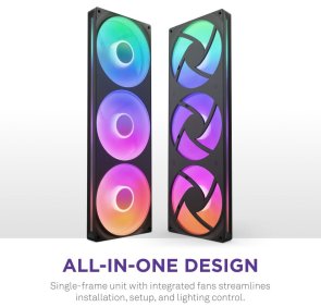Кулер NZXT F420 RGB Core Black (RF-U42HF-B1)