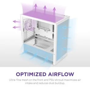 Фото: Корпус NZXT H3 Flow White with window (CC-H31FW-01) № 6 | KTC