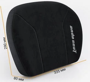 Фото: Подушка Anda Seat Novis Lumbar Pillow Size L Black (AC-YZ-AD23L-B-F-J) № 2 | KTC