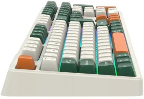 Клавіатура Canyon Shadder GKW-11 Brown Switches WL/BT/USB White (CND-SKBW11)