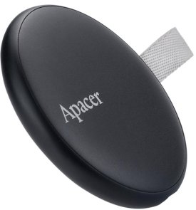 Зовнішній SSD-накопичувач Apacer Magnetic Portable AS725 MagSafe 256GB Black (AP256GAS725B-1)