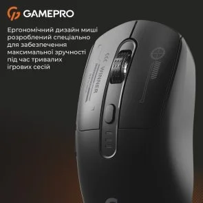 Фото: Миша GamePro Genesis Winner WL/BT/USB Black (GM079B) № 10 | KTC