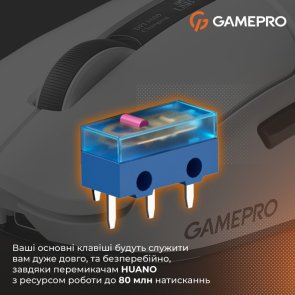 Миша GamePro Genesis Ranker WL/BT/USB White (GM012W)