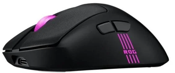 Фото: Миша ASUS ROG Keris II Origin WL/BT/USB Black (90MP04A0-BMUA00) № 8 | KTC