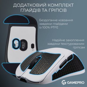 Миша GamePro Genesis Asgard Surt WL/BT/USB Black (GM017B)