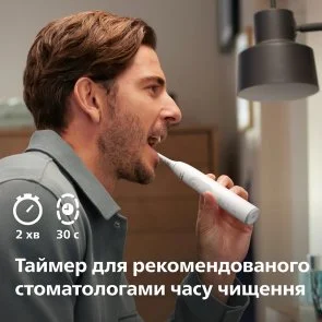 Фото: Електрична зубна щітка Philips Sonicare 7100 Series White + Travel case (HX7420/01) № 7 | KTC