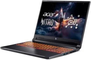 Фото: Ноутбук Acer Nitro V 16 ANV16-42 NH.U1FEU.004 Black - 16" IPS 180 Гц / AMD Ryzen 7 / 260 / DDR5 32 ГБ / PCI-E SSD 1 ТБ / GeForce RTX 5070 № 3 | KTC