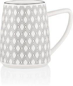 Фото: Чашка Ardesto Lamberto 360ml White/Grey (AR3049) № 2 | KTC