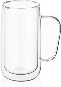 Фото: Набір чашок Ardesto 400ml 2pcs Clear (AR2640BHR) № 4 | KTC