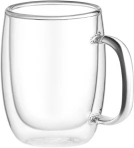 Фото: Набір чашок Ardesto 350ml 2pcs Clear (AR2635BWH) № 2 | KTC