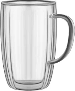 Фото: Набір чашок Ardesto 350ml 2pcs Clear (AR2635BHN) № 2 | KTC